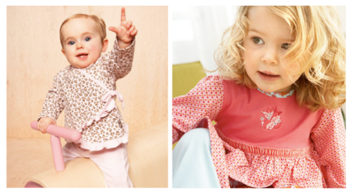 Soft, fun Pink Leopard from le•top and exquisite detailing in Bougainvillea from rabbit moom